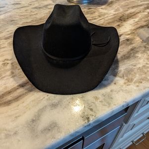 Resistol youth black wool cowboy hat